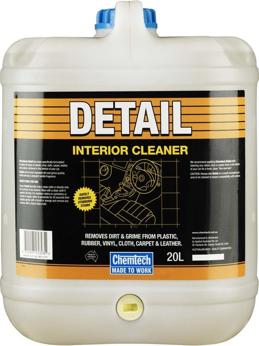 Chemtech Detail Interior Cleaner Formulated Cleaning Solution 20L CDT-20L CHEMTECH - Micks Gone Bush