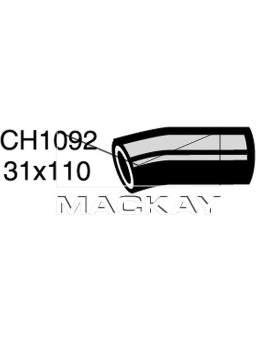 Mackay Bypass Hose Mercedes 220Seb W111 2.2L 6 Cyl 1212030082 CH1092 Mackay - Micks Gone Bush