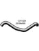 Mackay Bottom Hose Holden Camira Jb Jd 1982-1987 92015712 CH1428 Mackay - Micks Gone Bush