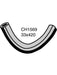 Mackay Radiator Lower Hose Mitsubishi Pajero NG 2.6L I4 CH1569 Radiator and Heater Hoses Mackay - Micks Gone Bush