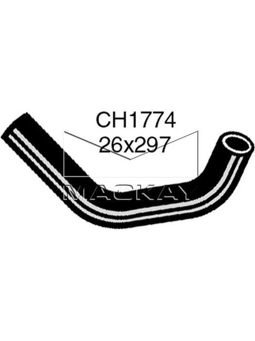 Mackay Radiator Upper Hose Ford Festiva Wa Wb 1.3L Auto CH1774 Mackay - Micks Gone Bush