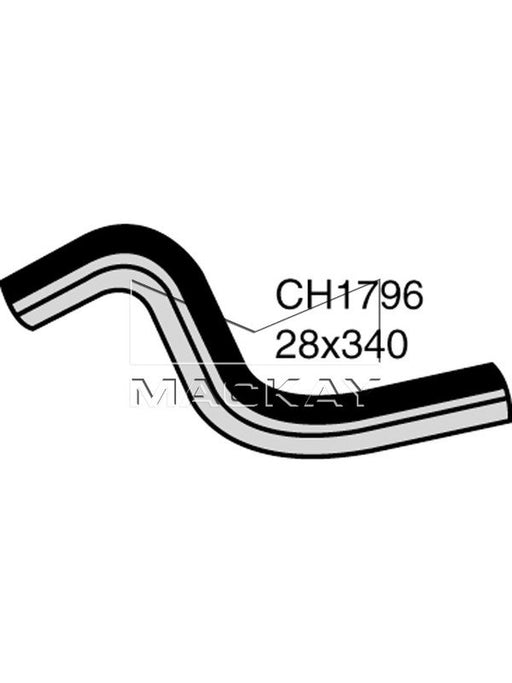 Mackay Radiator Upper Hose Ford Laser Kj 1.8L I4 CH1796 Mackay - Micks Gone Bush