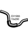 Mackay Heater Hose No2 Less End Fitting Ford Mazda Laser Kf-Kh 323 CH1966 Mackay - Micks Gone Bush