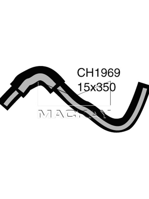 Mackay Heater Hose Less End Fitting Ford Telstar Ar & As 2.0L Less Turbo CH1969 Mackay - Micks Gone Bush