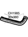 Mackay Top Hose Mitsubishi Pajero NG 2.5L Turbo Diesel Mb538978 CH1985 Mackay - Micks Gone Bush