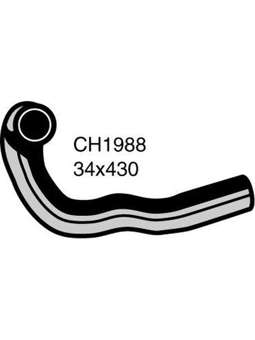 Mackay Radiator Lower Hose Mitsubishi Pajero NH 2.5L I4 I/C Turbo Diesel CH1988 Radiator and Heater Hoses Mackay - Micks Gone Bush