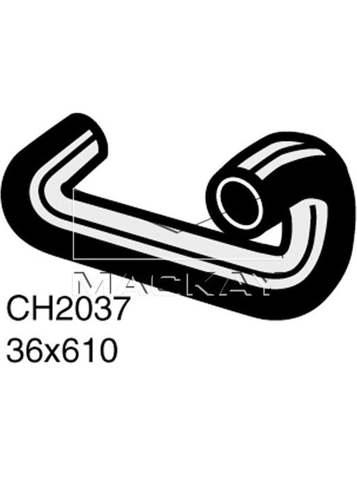 Mackay Top Hose - Rad To Pipe CH2037 Mackay - Micks Gone Bush
