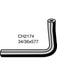Mackay Bot Hose Ford/Mazda Courier 2.2 Diesel 2200 Ute R22615185B CH2174 Mackay - Micks Gone Bush