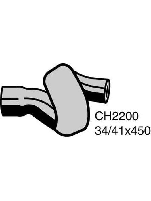 Mackay Radiator Upper Hose Holden Astra TR 1.6L I4 CH2200 Mackay - Micks Gone Bush