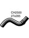 Mackay Radiator Upper Hose For Toyota Starlet Ep91R 1.3L I4 CH2500 Radiator and Heater Hoses Mackay - Micks Gone Bush