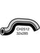 Mackay Radiator Upper Hose Holden Vectra Jr 2.0L I4 CH2512 Radiator and Heater Hoses Mackay - Micks Gone Bush