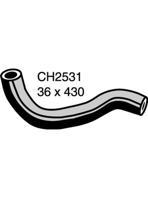 Mackay Radiator Upper Hose CH2531 Radiator and Heater Hoses Mackay - Micks Gone Bush