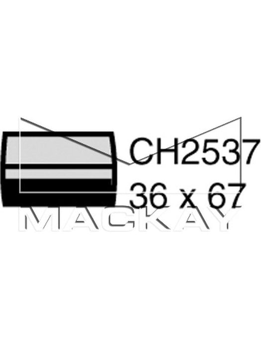 Mackay Radiator Lower Hose CH2537 Radiator and Heater Hoses Mackay - Micks Gone Bush