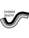 Mackay Top Hose Daewoo Cielo 1.5I Ohc 1995-98 96180322 CH2609 Radiator and Heater Hoses Mackay - Micks Gone Bush