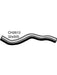 Mackay Bot Hose Daewoo Leganza 1997-98 96351834 CH2613 Mackay - Micks Gone Bush