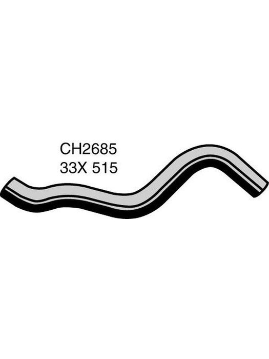Mackay Bot Hose Mitsubishi Lancer Cc 4G92 1992-96 Auto Trans Mb890298 CH2685 Radiator and Heater Hoses Mackay - Micks Gone Bush