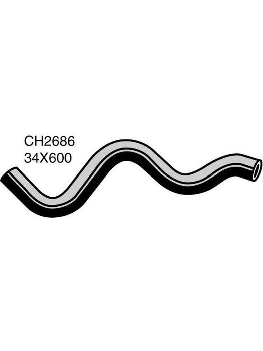 Mackay Bottom Hose Mitsubishi Lancer Cc 4G92 1992-96 Manual Trans CH2686 Radiator and Heater Hoses Mackay - Micks Gone Bush