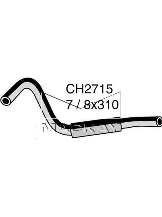 Mackay Coolant Hose A CH2715 Mackay - Micks Gone Bush