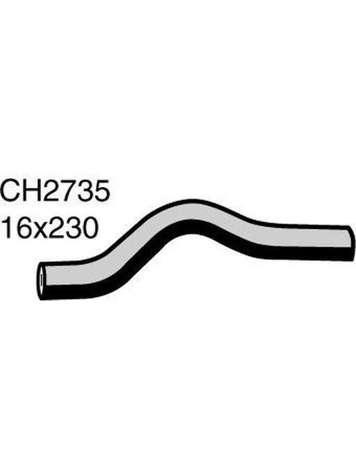 Mackay Upper Heater Hose Mitsubishi Magna Tp 2.6L Aw319175 CH2735 Radiator and Heater Hoses Mackay - Micks Gone Bush
