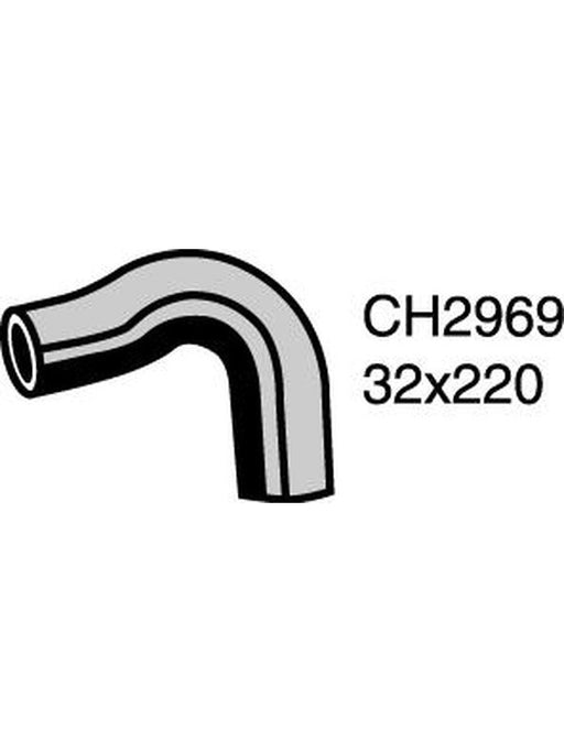 Mackay Top Hose Daewoo Lanos & Sport 1.6L 1997-01 96182269 CH2969 Radiator and Heater Hoses Mackay - Micks Gone Bush