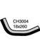 Mackay Heater Feed Hose Daewoo Nubira 2.0L 1999-01 96255581 CH3004 Radiator and Heater Hoses Mackay - Micks Gone Bush