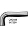 Mackay Radiator Lower Hose Holden Commodore VX 5.7L V8 CH3028 Radiator and Heater Hoses Mackay - Micks Gone Bush