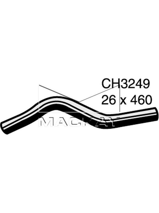 Mackay Top Hose Mitsubishi Lancer Ca 1.5L Fi 1989-90 Mb538571 CH3249 Radiator and Heater Hoses Mackay - Micks Gone Bush
