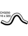Mackay Heater Hose A Mitsubishi Lancer Ca 1.5L Fi 1989-90 Mb597983A CH3250 Radiator and Heater Hoses Mackay - Micks Gone Bush