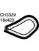 Mackay Heater Hose Ford Falcon BA BF 4.0L 6Cyl 9/02-7/11 Ba8A365A CH3329 Mackay - Micks Gone Bush