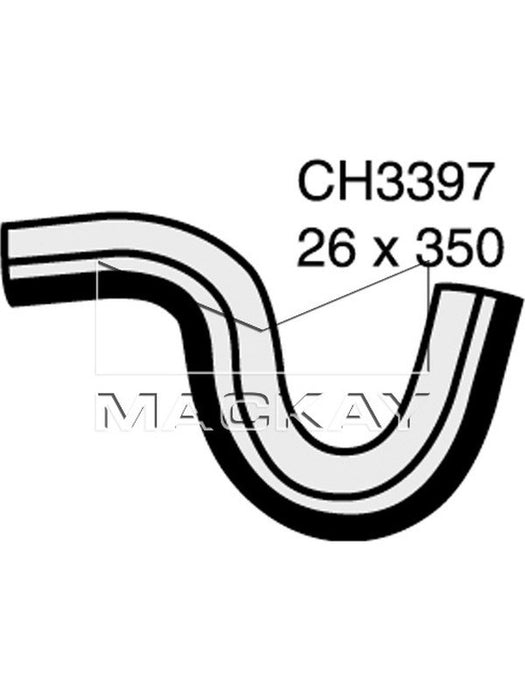 Mackay Radiator Upper Hose CH3397 Mackay - Micks Gone Bush