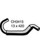 Mackay Heater Hose Holden Barina Mh 1.3L 1989-94 1787163E11 CH3415 Radiator and Heater Hoses Mackay - Micks Gone Bush