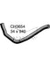 Mackay Radiator Lower Hose Mitsubishi Pajero Nm Np 3.5L V6 CH3654 Mackay - Micks Gone Bush