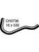 Mackay Heater Hose Honda Civic Diesel 1996-97 1.6L ( Lhd) 79721Sr3000 CH3736 Mackay - Micks Gone Bush