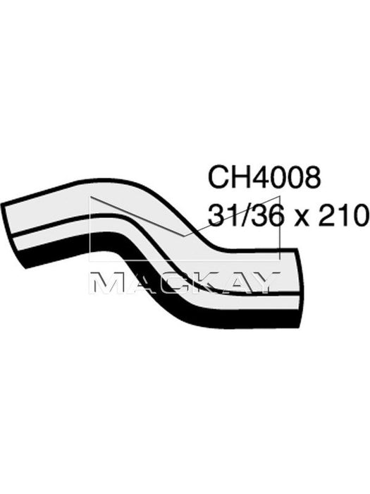 Mackay Bottom Hose Opel Kadett 1.3 1.4 Litre Water Pipe To Water Pump CH4008 Mackay - Micks Gone Bush