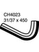 Mackay Radiator Upper Hose Jeep Wrangler TJ 4.0L I6 CH4023 Mackay - Micks Gone Bush