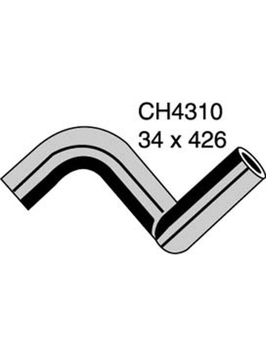 Mackay Radiator Upper Hose Bertone X19 1.5L I4 CH4310 Radiator and Heater Hoses Mackay - Micks Gone Bush
