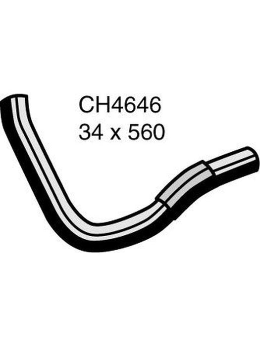 Mackay Radiator Upper Hose Left Mitsubishi Lancer Cj 2.0L I4 CH4646 Radiator and Heater Hoses Mackay - Micks Gone Bush