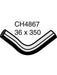 Mackay Radiator Lower Hose CH4867 Radiator and Heater Hoses Mackay - Micks Gone Bush