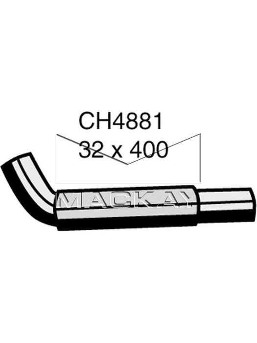 Mackay Radiator Lower Hose CH4881 Radiator and Heater Hoses Mackay - Micks Gone Bush