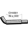Mackay Radiator Lower Hose CH4881 Radiator and Heater Hoses Mackay - Micks Gone Bush