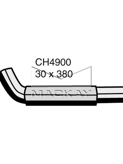 Mackay Radiator Upper Hose CH4900 Radiator and Heater Hoses Mackay - Micks Gone Bush