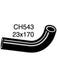 Mackay Radiator Upper Hose Leyland Mini 1.0L I4 CH543 Mackay - Micks Gone Bush