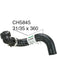 Mackay Radiator Lower Hose CH5845 Radiator and Heater Hoses Mackay - Micks Gone Bush