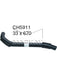 Mackay Radiator Upper Hose For Nissan Maxima J32 2.5L V6 CH5911 Mackay - Micks Gone Bush