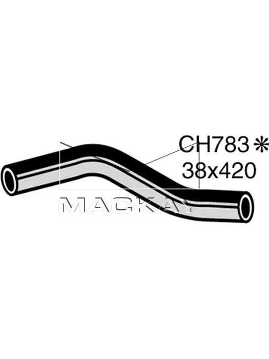 Mackay Bot Hose Mitsubishi VE VF Valiant 8 Cyl. 2794561 CH783 Mackay - Micks Gone Bush