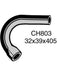 Mackay Radiator Upper Hose Ford Cortina Mk1 1.2L I4 CH803 Radiator and Heater Hoses Mackay - Micks Gone Bush
