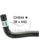 Mackay Radiator Lower Hose Holden Torana LH 5.0L V8 CH944 Radiator and Heater Hoses Mackay - Micks Gone Bush