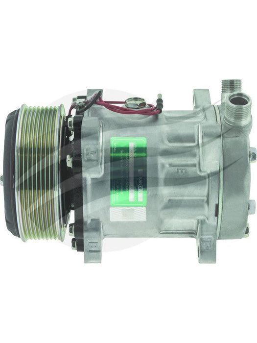 Sanden Compressor For Case New Holland Sd7H15 12V 8Pv 119mm Vor Ear Mou CM8022 Sanden - Micks Gone Bush