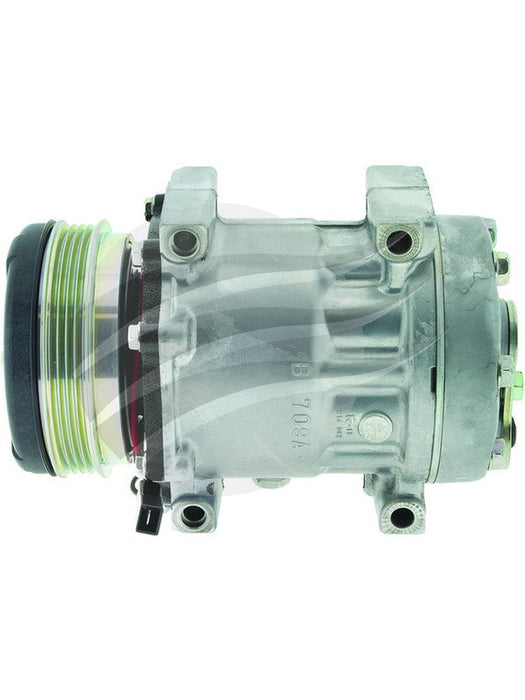 Sanden Compressor Agco Tractor Sd7H15 12V 4Pv 112mm Hpad Direct Mount Qc CM8147 Sanden - Micks Gone Bush