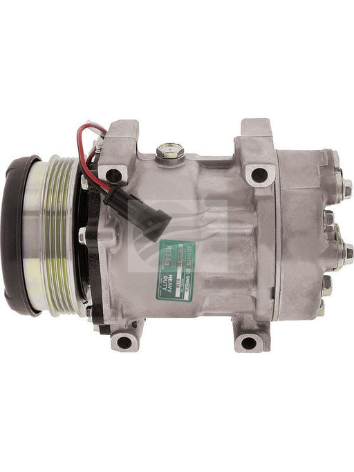 Sanden Compressor For Ford New Holland T4030V Sd7H15 12V 4Pv 112mm Hpad CM8148 Sanden - Micks Gone Bush